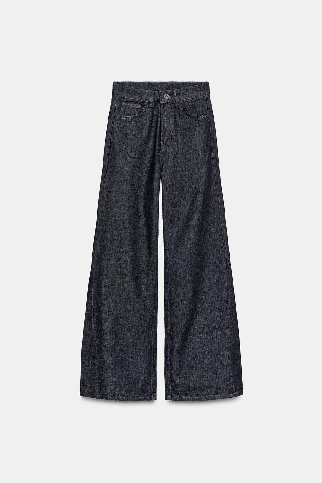ДЖИНСЫ WIDE LEG С ВЫСОКОЙ ПОСАДКОЙ — ZW COLLECTION