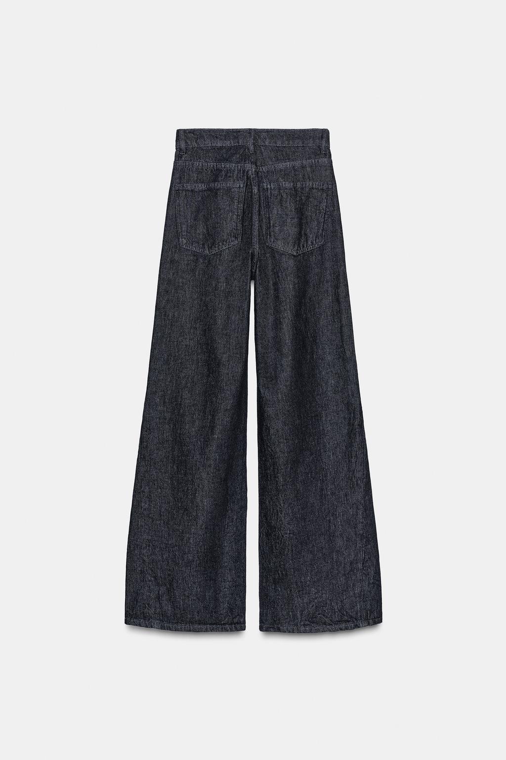 ДЖИНСЫ WIDE LEG С ВЫСОКОЙ ПОСАДКОЙ — ZW COLLECTION