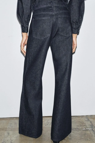 Купить Zara Джинсы WIDE LEG с высокой посадкой — ZW COLLECTION