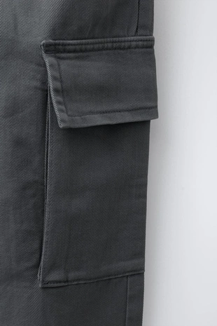 Брюки карго из твила