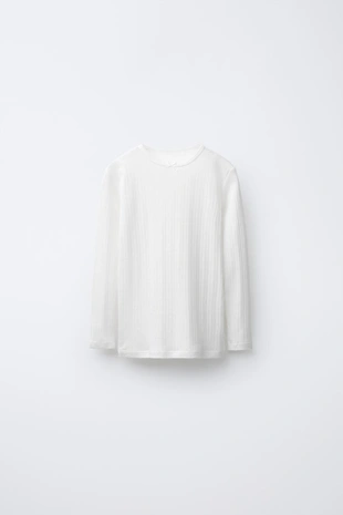 Купить Zara 2-6 лет/набор из двух футболок с ажурной вязкой