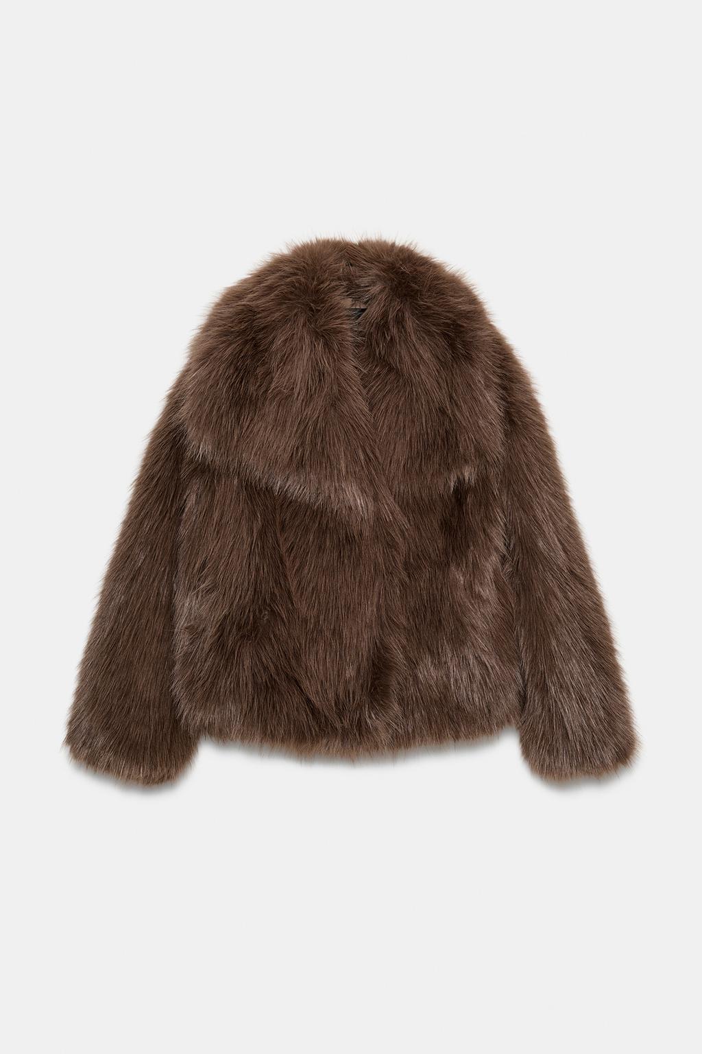 ZW COLLECTION FAUX FUR JACKET