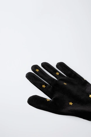 Бархатные перчатки для костюма ведьмы - Заказать в России