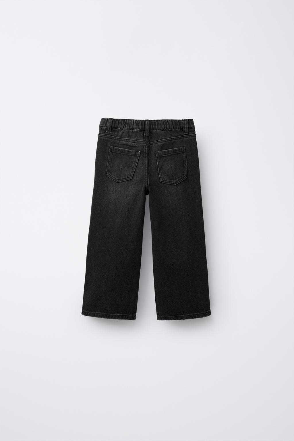 ДЖИНСЫ WIDE LEG С ПЕРЕКРЕСТНОЙ ЗАСТЕЖКОЙ
