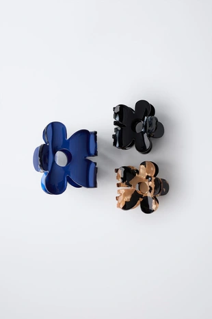 Набор из трех заколок для волос «цветок»- Заказать в России