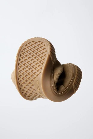 Beige | 7430/630/183 - Zara BAREFOOT кроссовки из замши