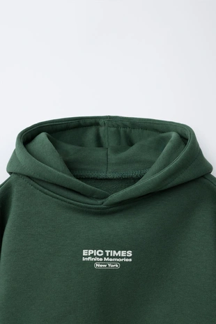 Green | 1971/564/500 - Zara Комплект для бега, толстовка и брюки-джоггеры