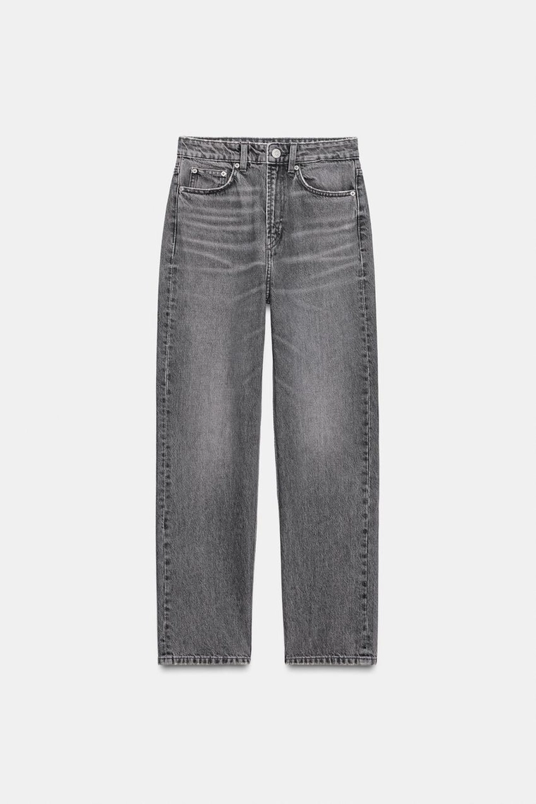 Джинсы trf mom fit с высокой талией