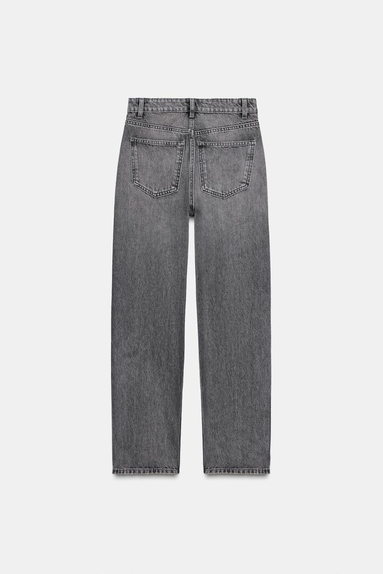 Джинсы trf mom fit с высокой талией