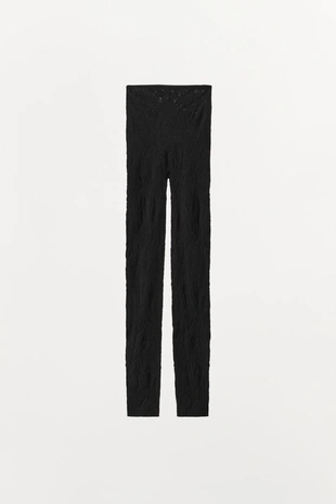 Бесшовные кружевные леггинсы- Заказать в России