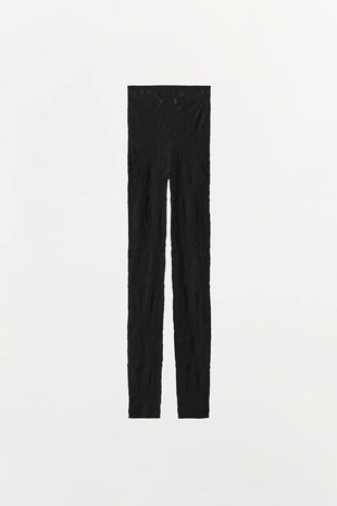 Бесшовные кружевные леггинсы- Заказать в России