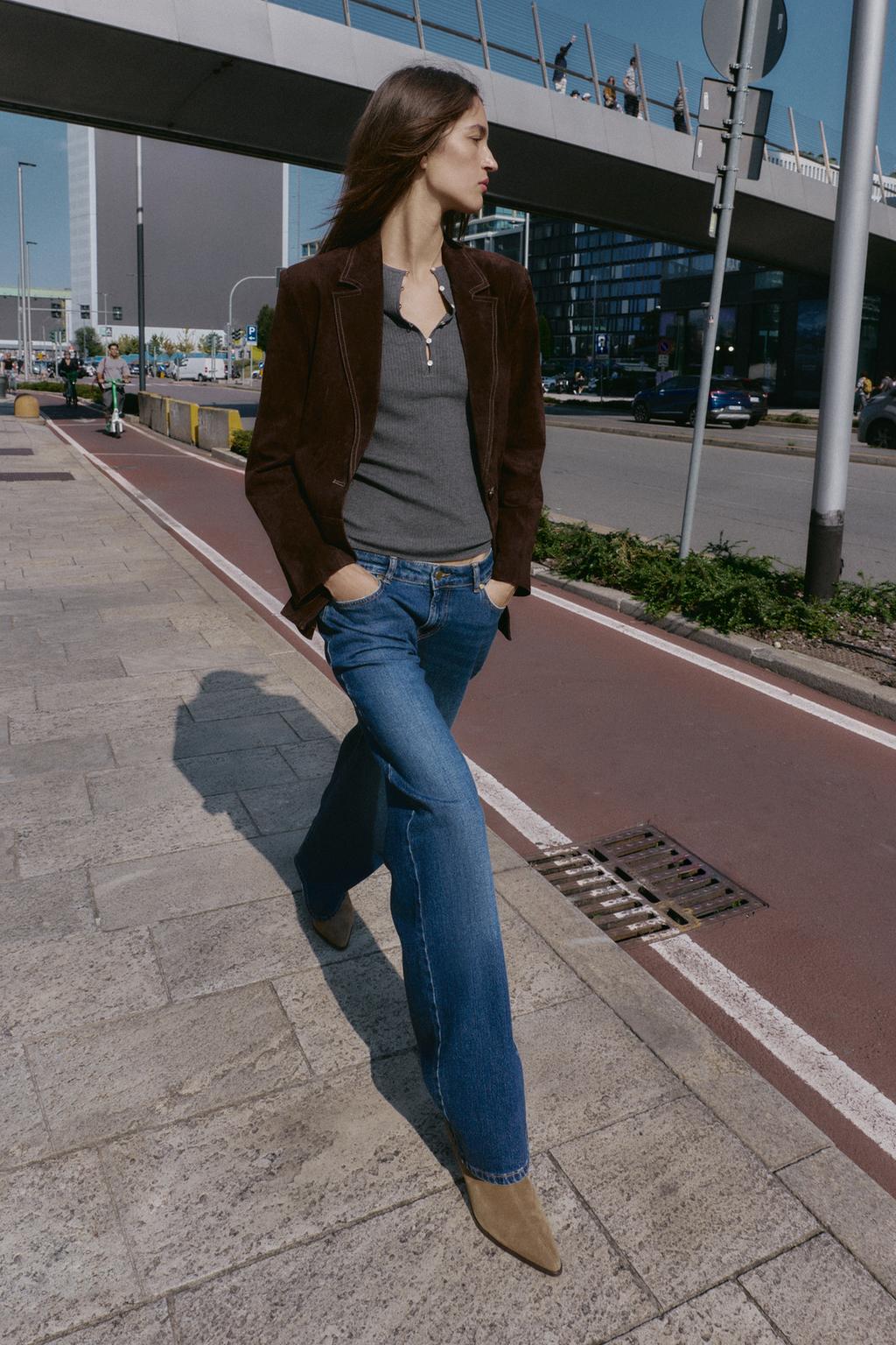 ДЖИНСЫ RELAXED SLIM С НИЗКОЙ ПОСАДКОЙ Z1975