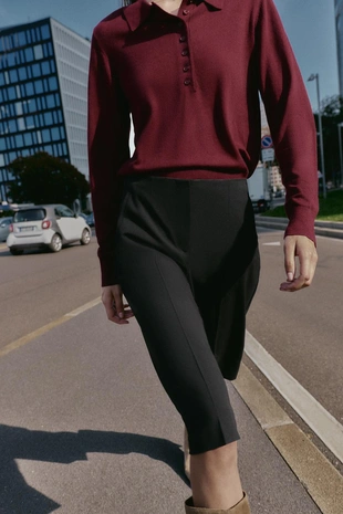 Длинные бермуды со складками- Заказать в России