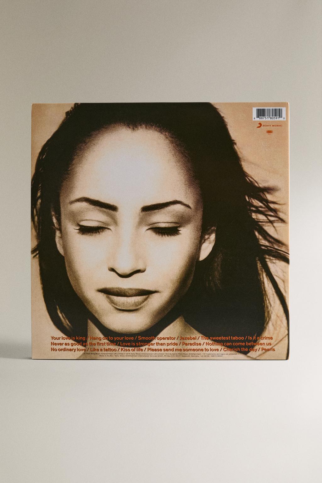Пластинка sade: лучшее от sade