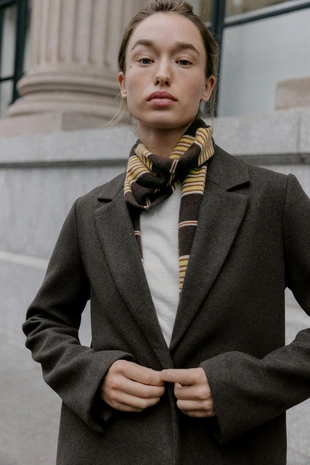 Базовое пальто из мягкой ткани