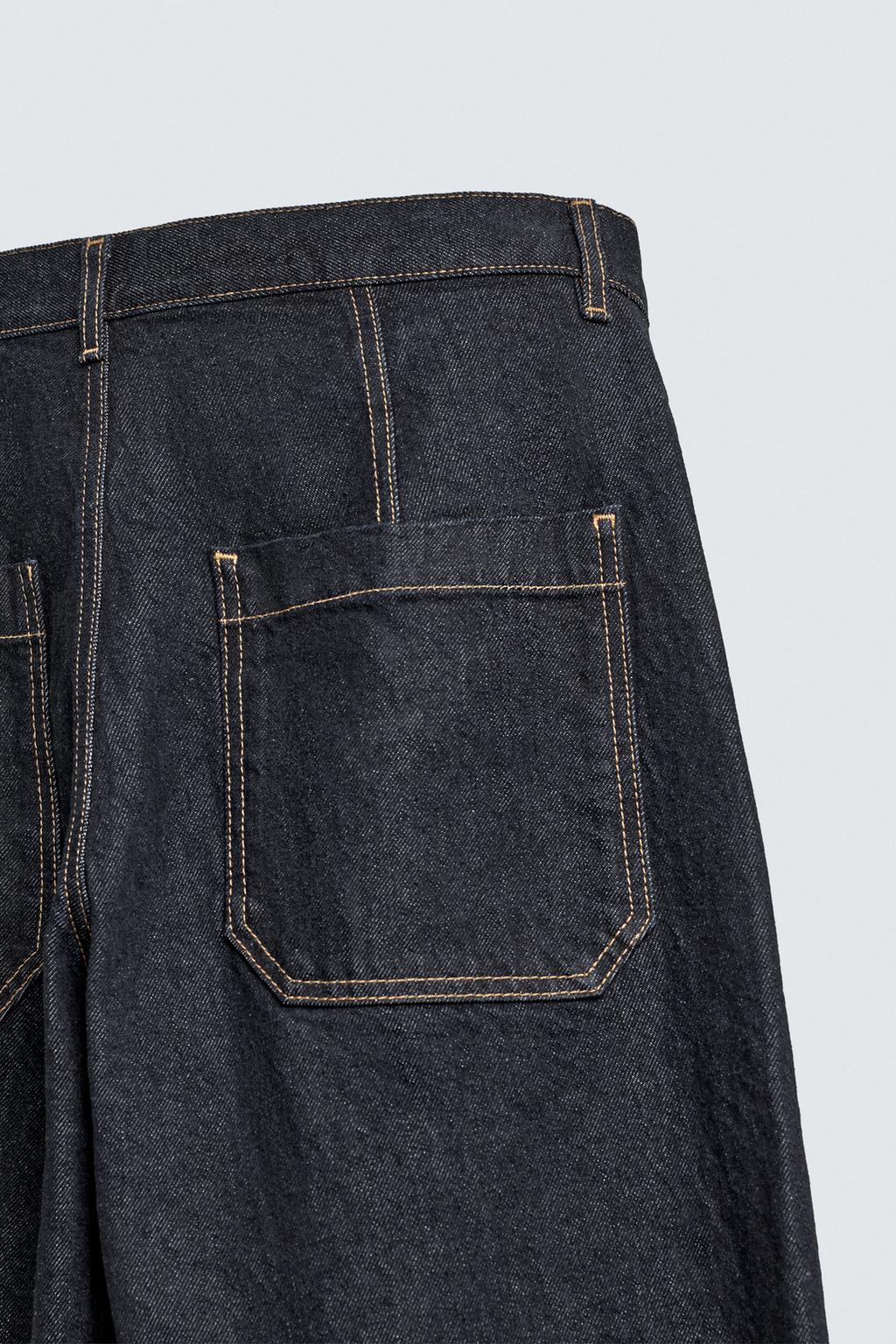 ДЖИНСЫ BAGGY FIT СО СМЕЩЕННЫМ ШВОМ