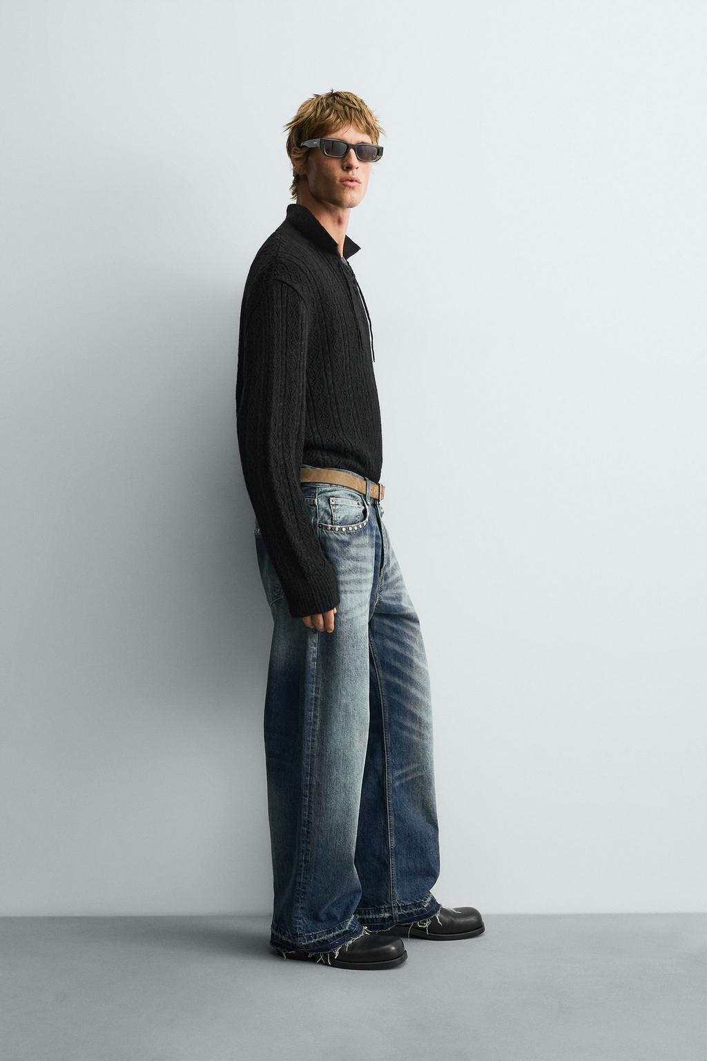TEXTURED KNIT CORD POLO SHIRT