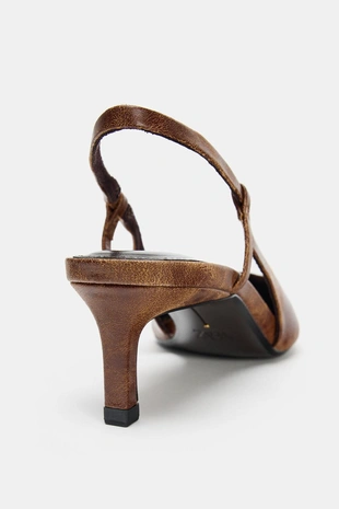 Туфли с эффектом потертости- Заказать в России