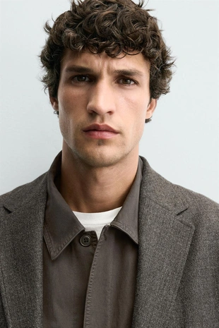 Блейзер из шерсти с рельефным узором- Заказать в России