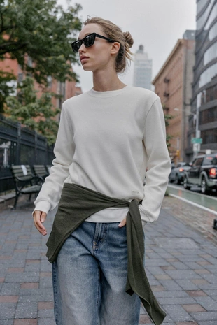 Вафельная футболка с этикеткой- Заказать в России