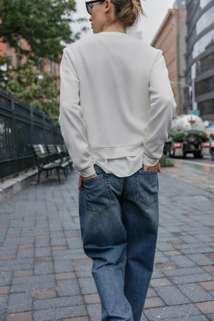 Вафельная футболка с этикеткой- Заказать в России