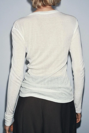 Футболка с длинными рукавами- Заказать в России