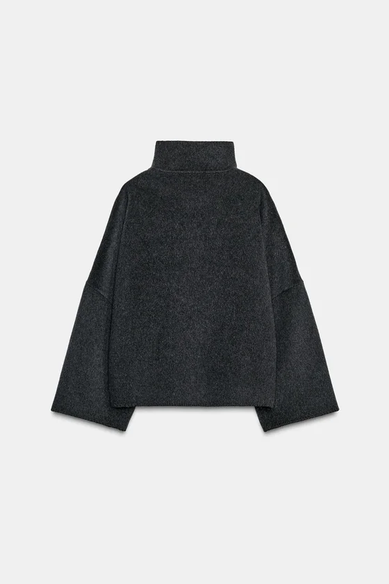 КУРТКА С ШЕРСТЬЮ — коллекция Zara «ZW»