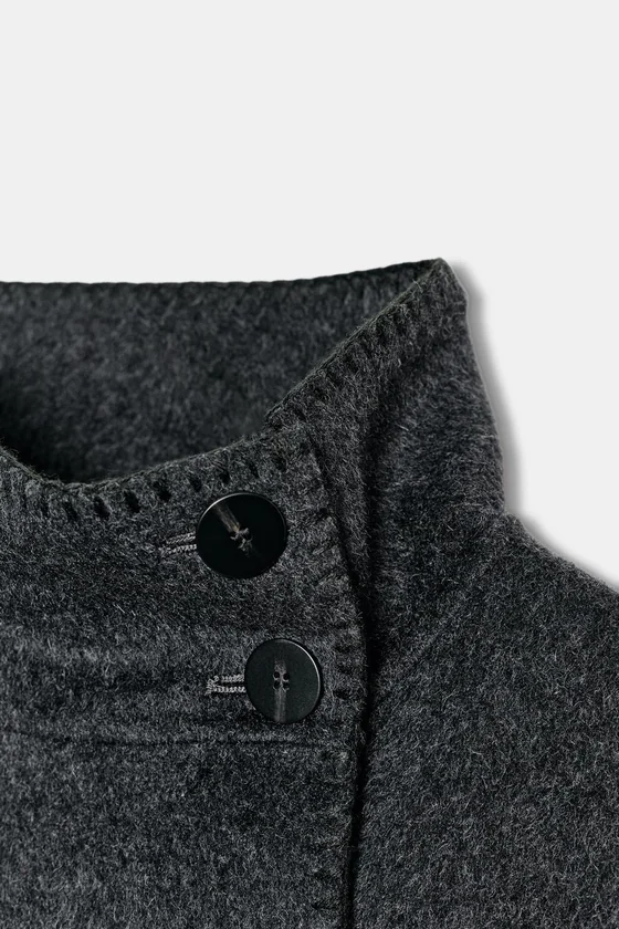 КУРТКА С ШЕРСТЬЮ — коллекция Zara «ZW»