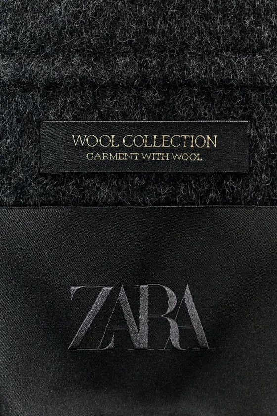 КУРТКА С ШЕРСТЬЮ — коллекция Zara «ZW»