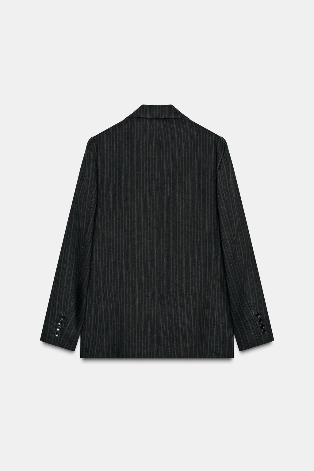 БЛЕЙЗЕР В ПОЛОСКУ С ЛЬНОМ — ZW COLLECTION