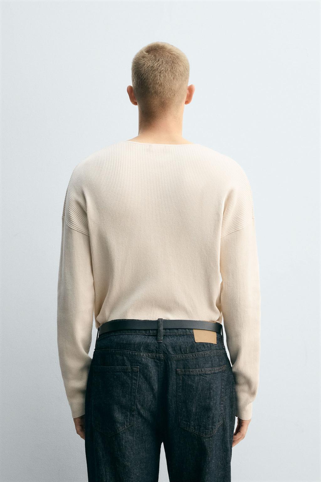 TEXTURED RELAXED FIT SWEATER