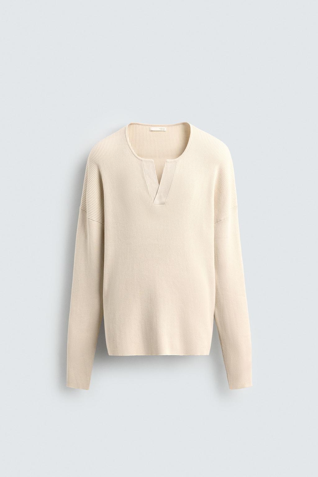 TEXTURED RELAXED FIT SWEATER