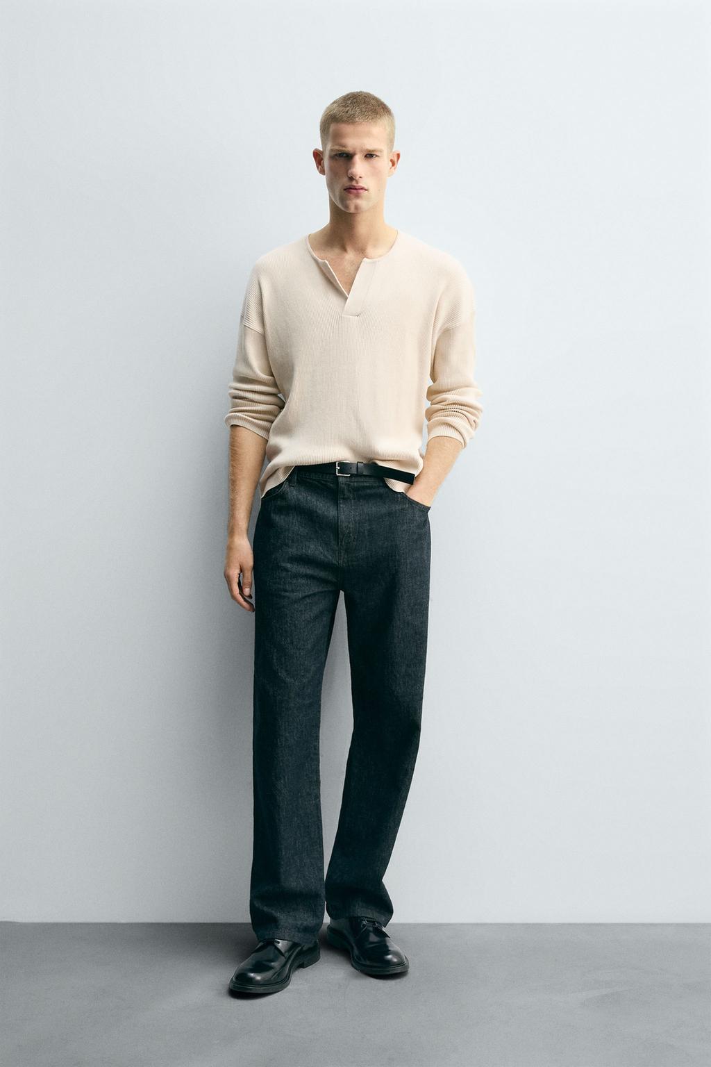 TEXTURED RELAXED FIT SWEATER