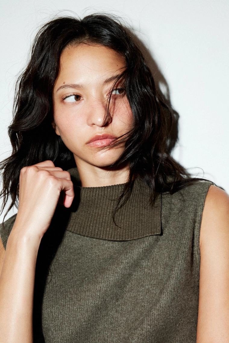 Топ с круглым вырезом