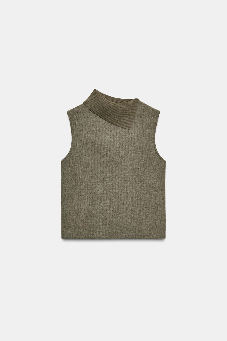 Топ с круглым вырезом