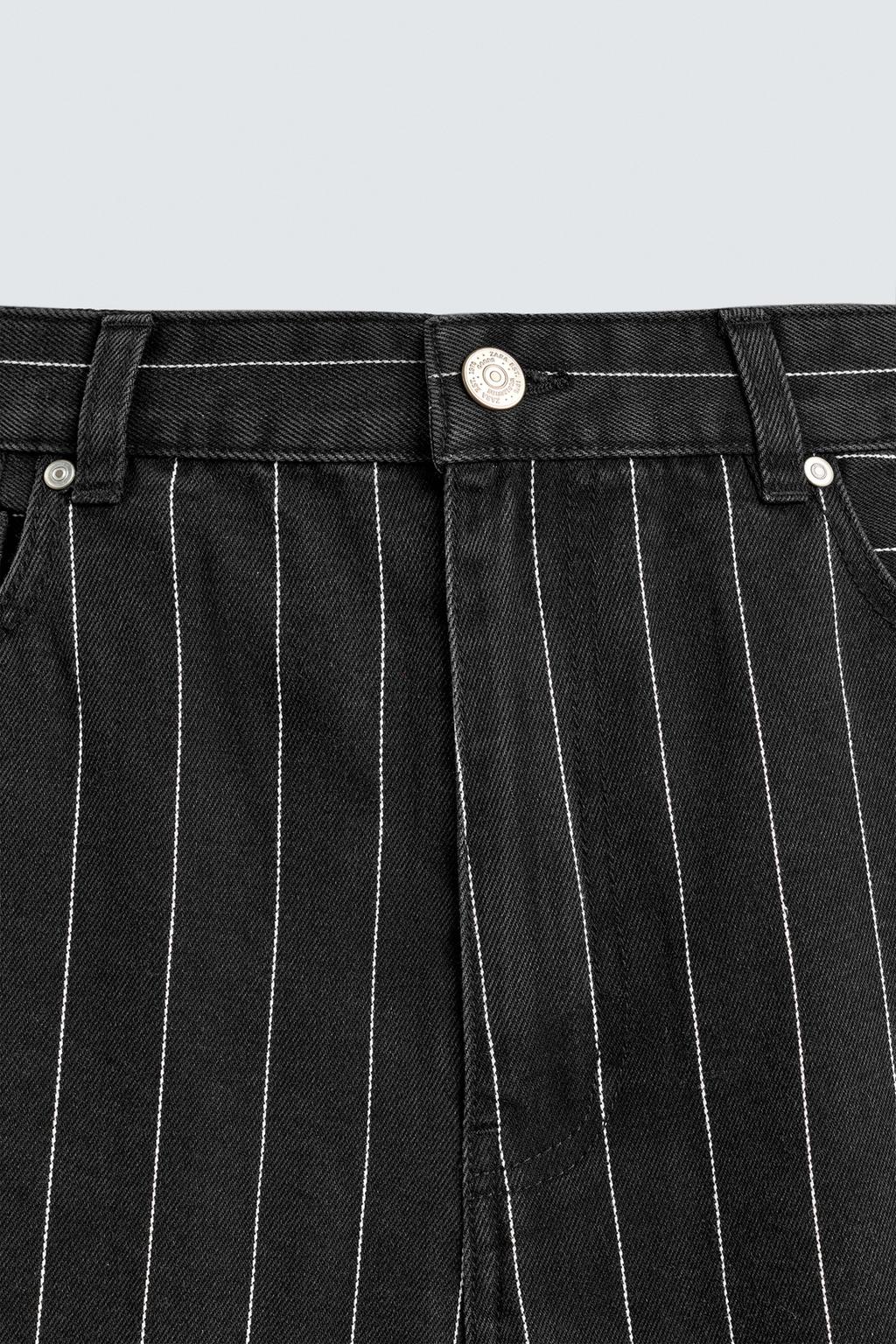 БРЮКИ BALLOON FIT В ПОЛОСКУ