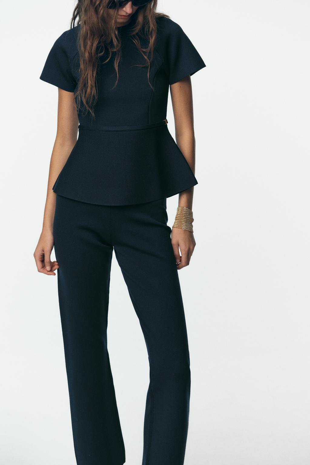STRAIGHT KNIT TROUSERS