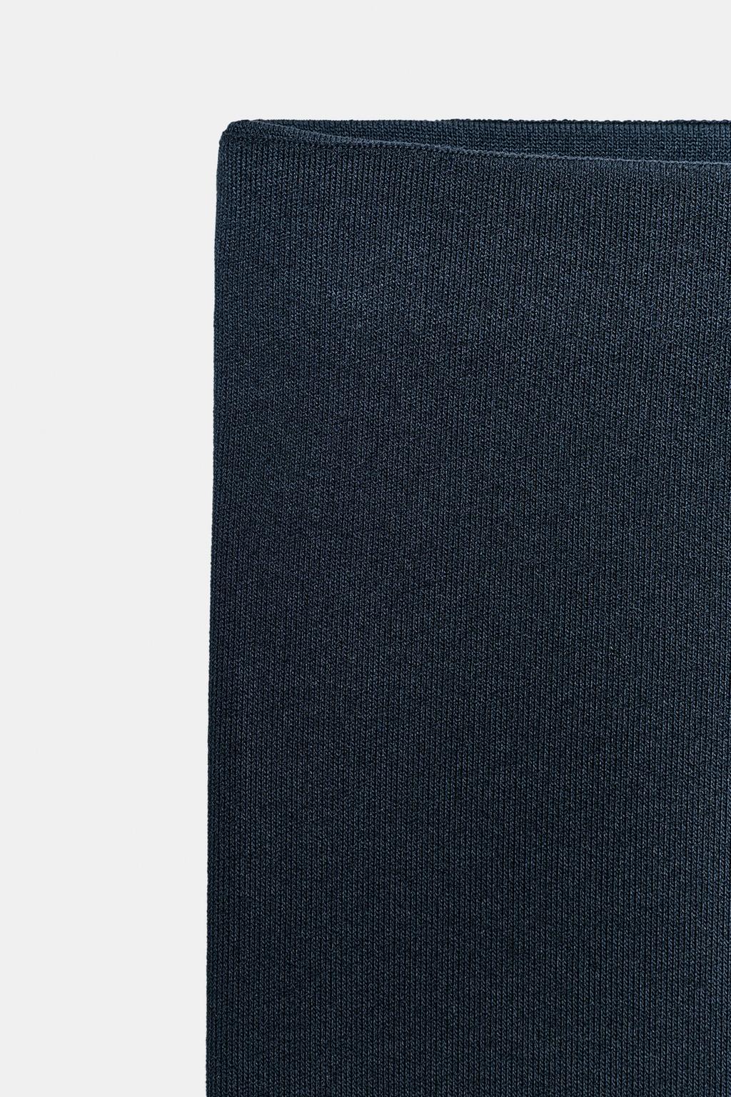 STRAIGHT KNIT TROUSERS