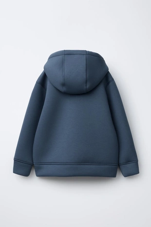 Купить Zara Худи из плотной синтетической ткани с нашивкой