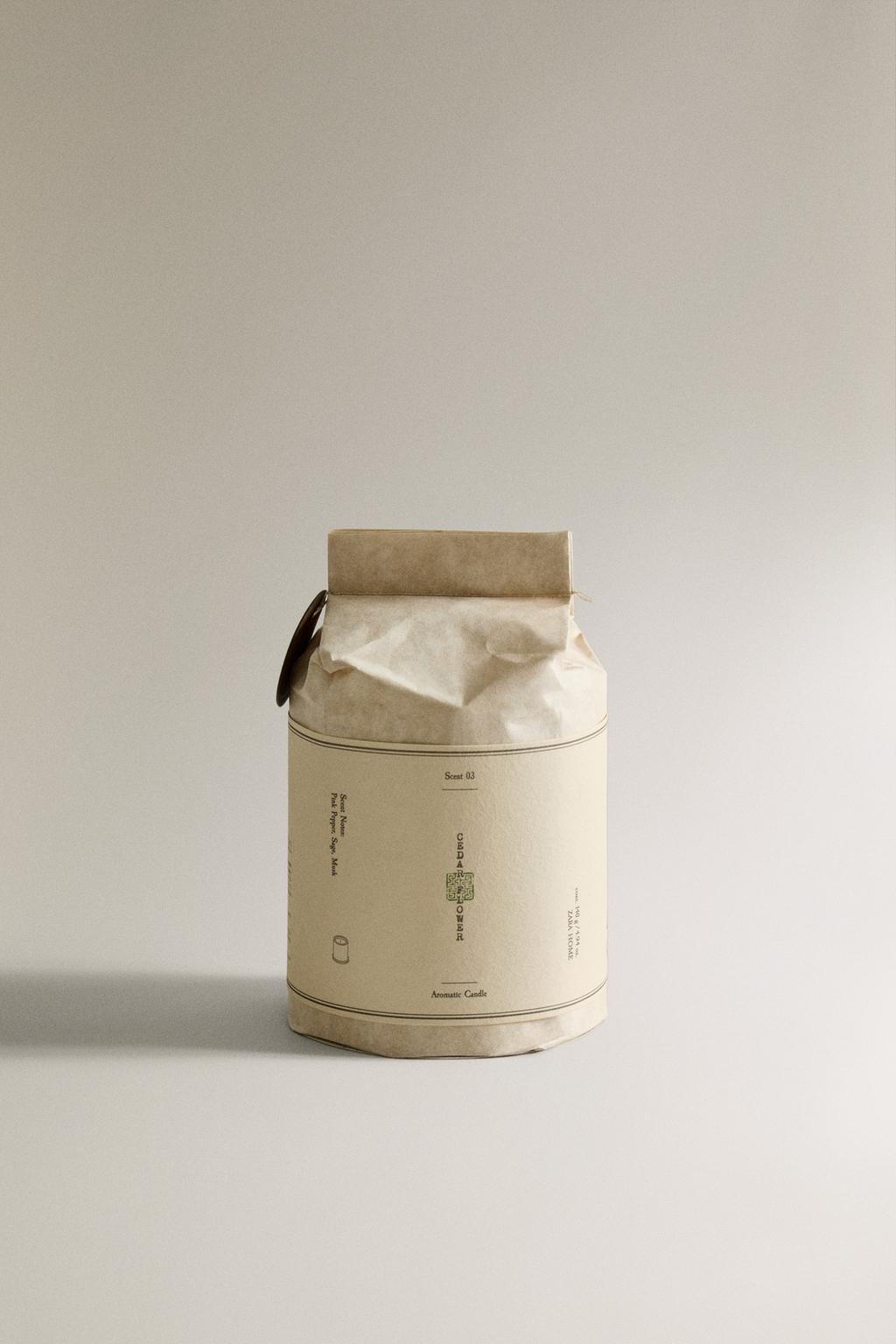(140 g) свеча cedar flower с ароматом цветов