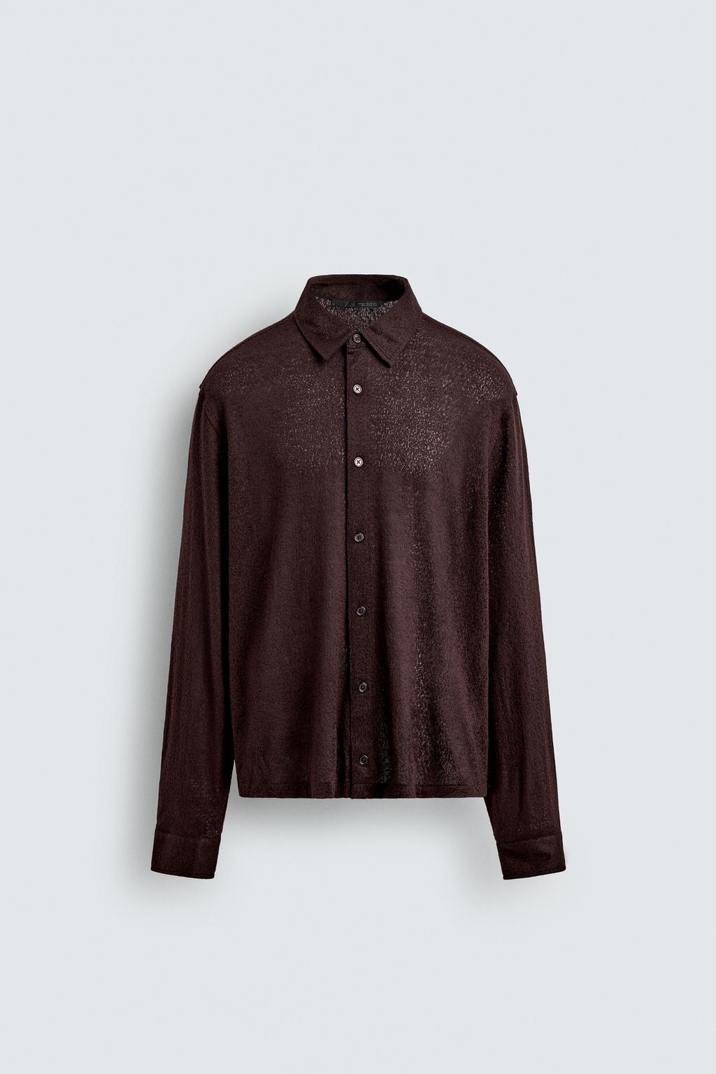 РУБАШКА JACQUARD С ТЕКСТУРОЙ