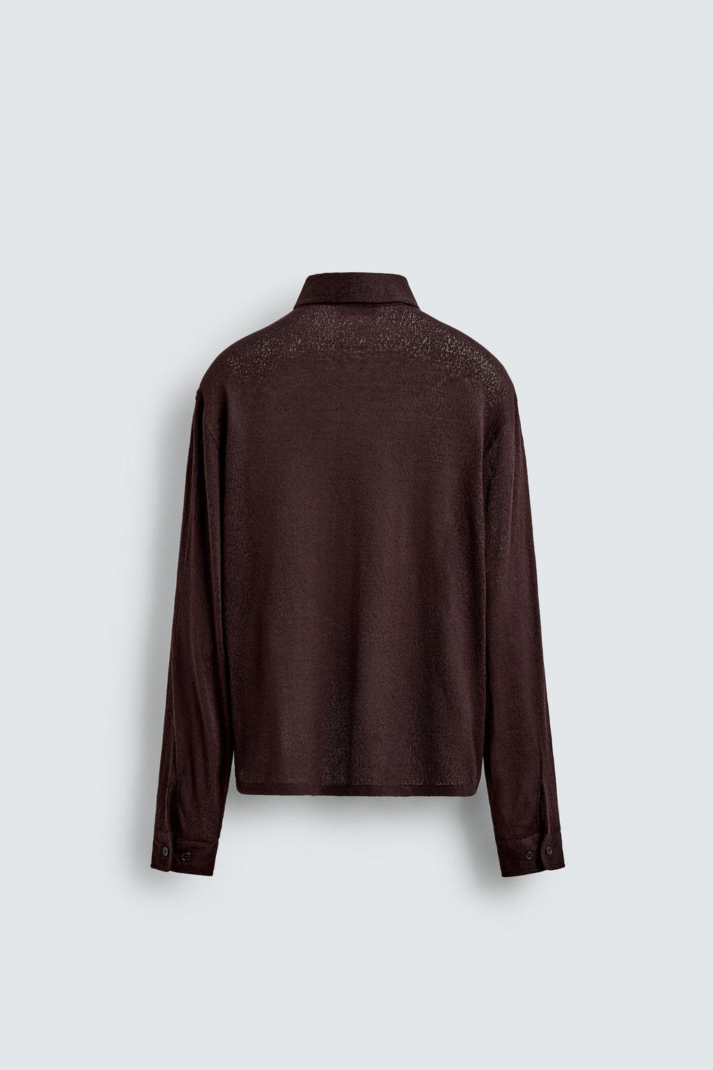 РУБАШКА JACQUARD С ТЕКСТУРОЙ