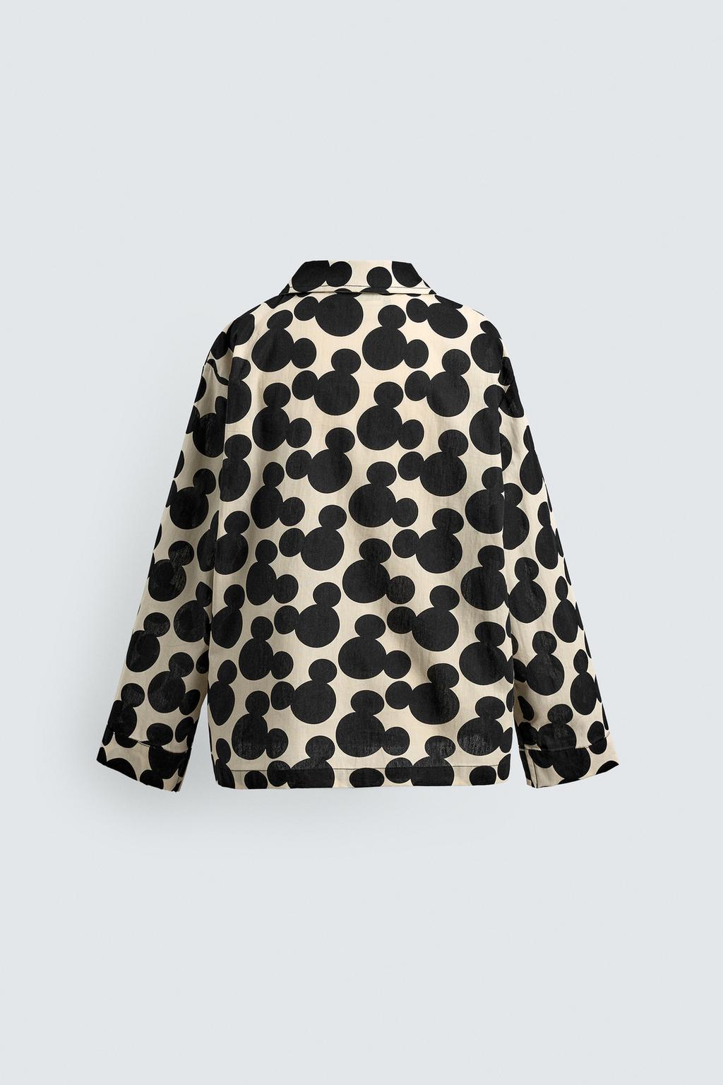 8–14 ЛЕТ/ КОМПЛЕКТ ПИЖАМЫ С СИЛУЭТОМ МИККИ МАУСА HARRY LAMBERT FOR ZARA X DISNEY