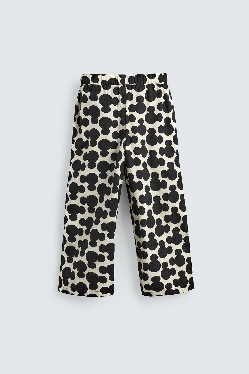 8–14 ЛЕТ/ КОМПЛЕКТ ПИЖАМЫ С СИЛУЭТОМ МИККИ МАУСА HARRY LAMBERT FOR ZARA X DISNEY