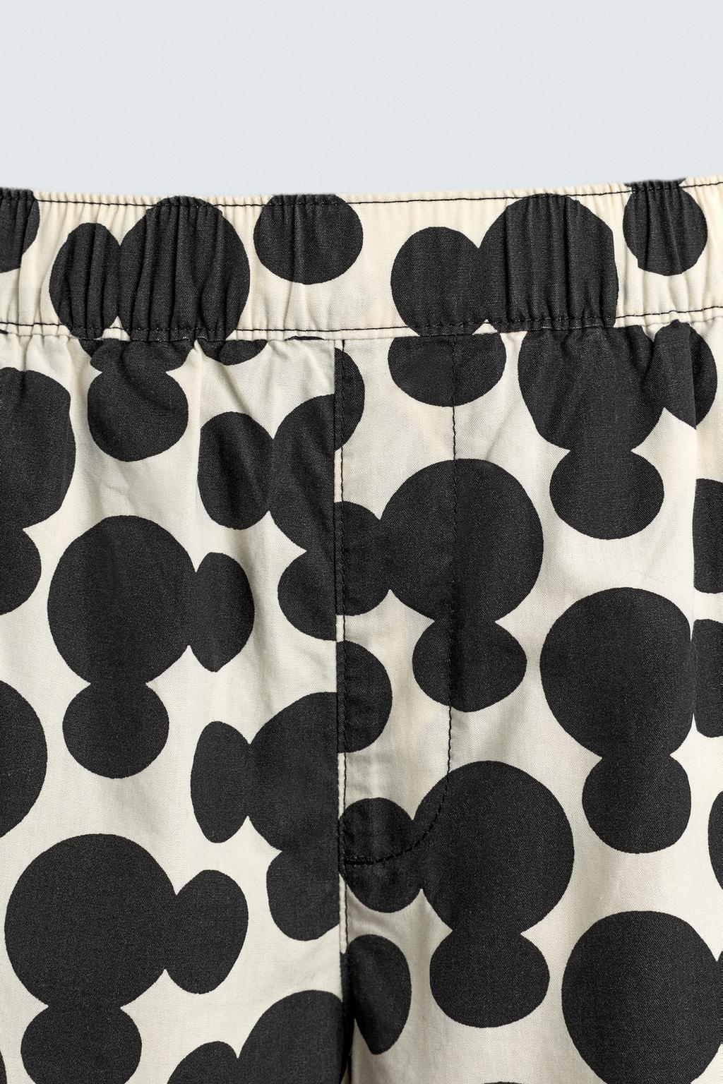 8–14 ЛЕТ/ КОМПЛЕКТ ПИЖАМЫ С СИЛУЭТОМ МИККИ МАУСА HARRY LAMBERT FOR ZARA X DISNEY