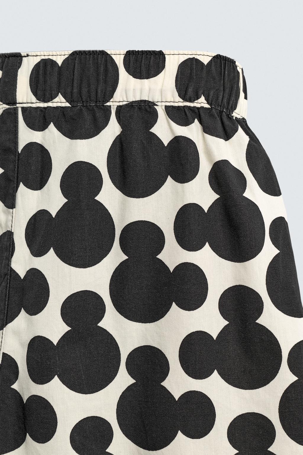 8–14 ЛЕТ/ КОМПЛЕКТ ПИЖАМЫ С СИЛУЭТОМ МИККИ МАУСА HARRY LAMBERT FOR ZARA X DISNEY