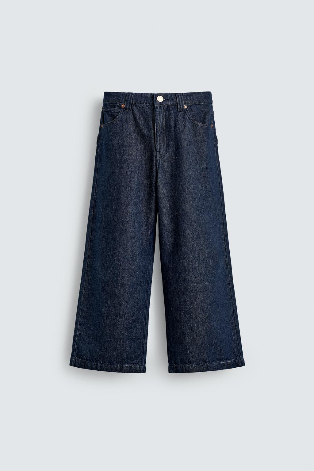 ДЖИНСЫ WIDE FIT С НАШИВКОЙ С СИЛУЭТОМ МИККИ HARRY LAMBERT FOR ZARA X DISNEY