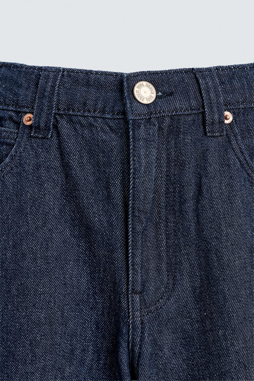 ДЖИНСЫ WIDE FIT С НАШИВКОЙ С СИЛУЭТОМ МИККИ HARRY LAMBERT FOR ZARA X DISNEY