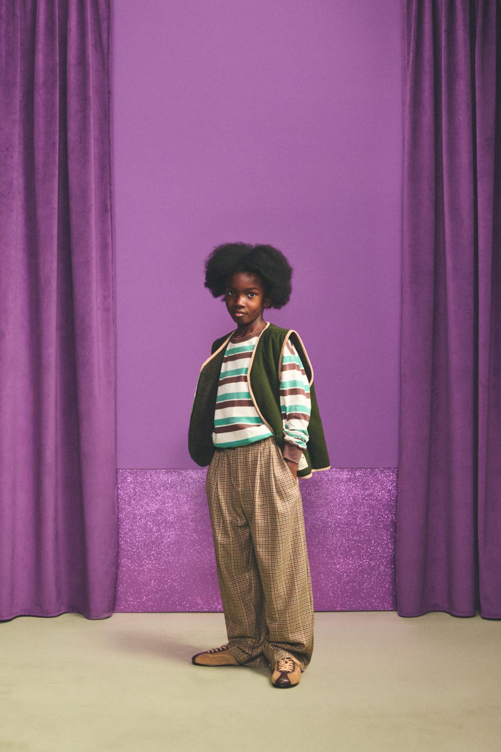 7-14 ЛЕТ / МАЙКА В ПОЛОСКУ С НАШИВКОЙ HARRY LAMBERT FOR ZARA X DISNEY