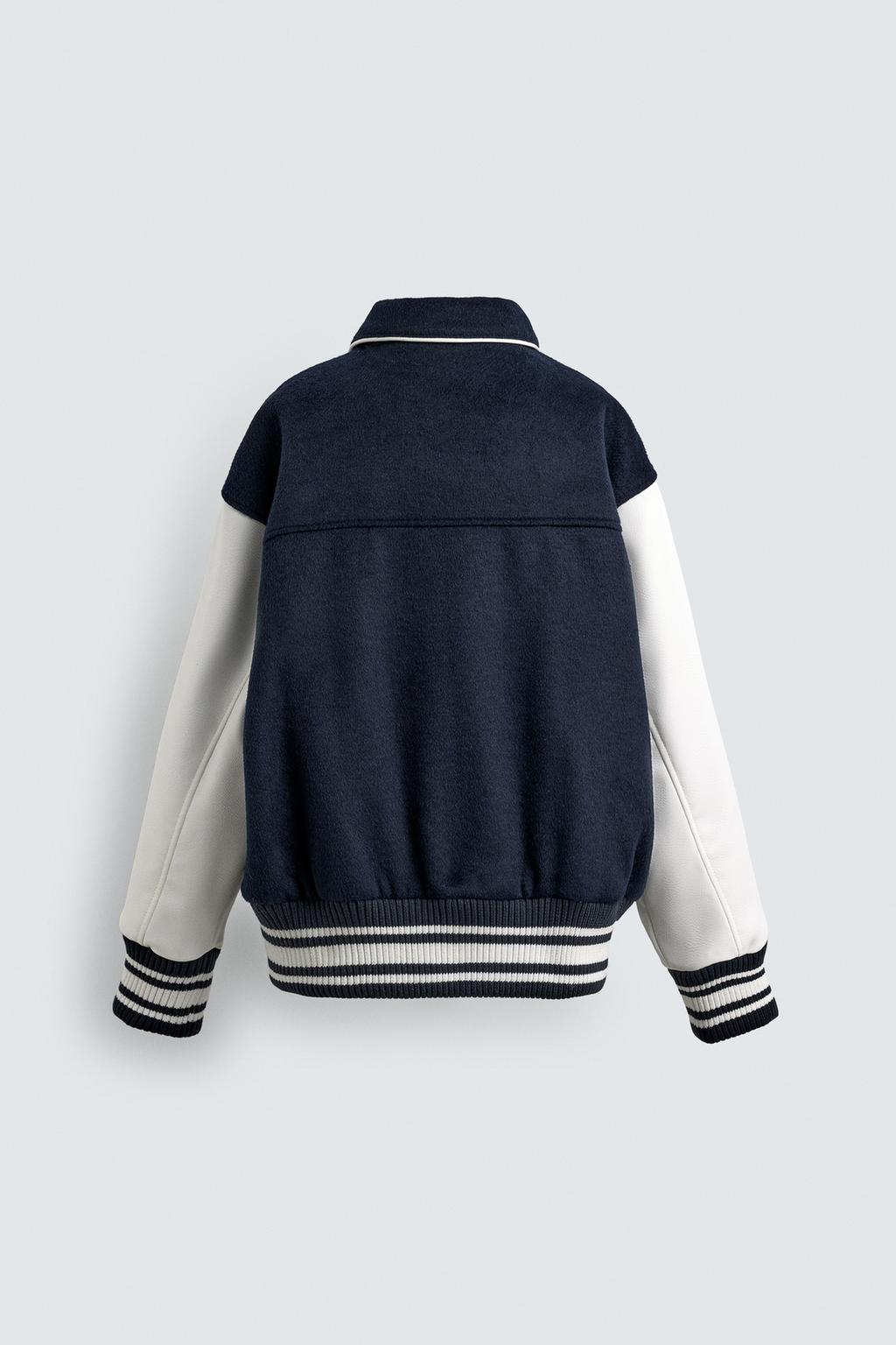БОМБЕР VARSITY С ВЫШИВКОЙ DONALD DUCK HARRY LAMBERT FOR ZARA X DISNEY